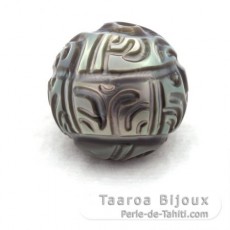 Perla di Tahiti Incisa 14 mm