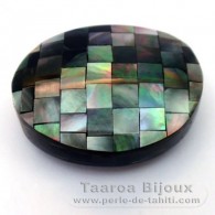 Forma nugget in madreperla - 37 x 30 x 13 mm