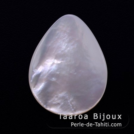 Forma goccia in Madreperla - 25 x 20 mm