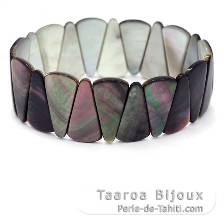 Tahiti madreperla braccialetto - Dimensione = 18 cm