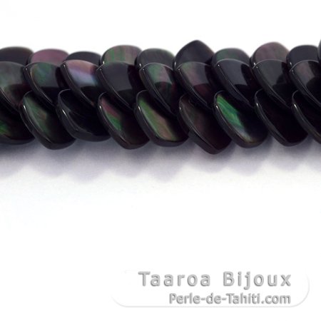 Tahiti madreperla braccialetto - Lunghezza = 19 cm