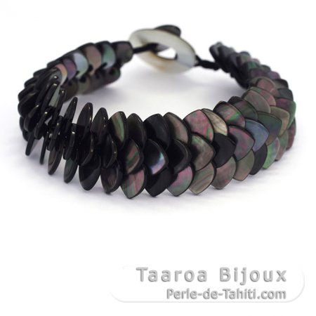 Tahiti madreperla braccialetto - Lunghezza = 20 cm
