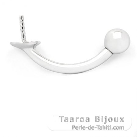 Piercing per le perle di 8 a 10 mm - Argento .925