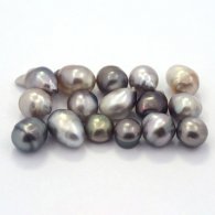 Lotto di 16 Keishi di Tahiti - 4.3 gr