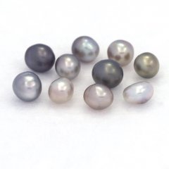 Lotto di 10 Keishi di Tahiti - 1.6 gr