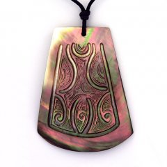 Ciondolo in madreperla e Collana in Cotone