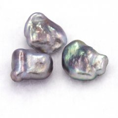 Lotto di 3 Keishi di Tahiti - 1.4 gr