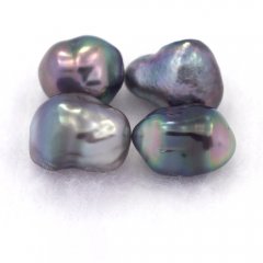 Lotto di 4 Keishi di Tahiti - 1.8 gr