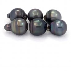 Lotto di 6 Perle di Tahiti Barroca D di 14  14.9 mm