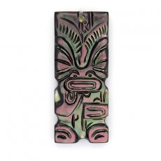 Ciondolo Tiki in madreperla di Tahiti