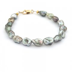 16 Keishi di Tahiti e Oro 18K