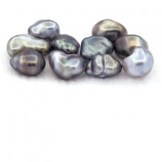 Lotto di 10 Keishi di Tahiti - 6.1 gr