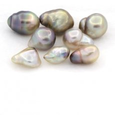 Lotto di 8 Keishi di Tahiti - 6.1 gr