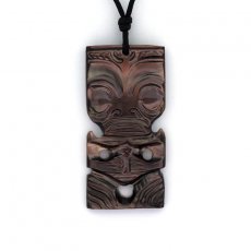 Ciondolo Tiki in Madreperla di Tahiti