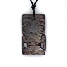 Ciondolo Tiki in Madreperla di Tahiti