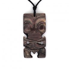 Ciondolo Tiki in Madreperla di Tahiti