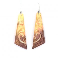 Orecchini in Argento e madreperla di Tahiti