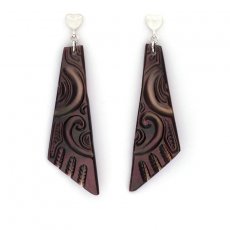 Orecchini in Argento e madreperla di Tahiti