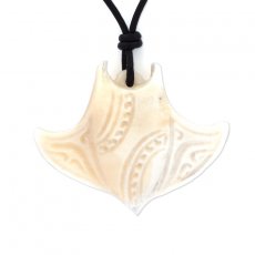 Ciondolo a forma di manta in Osso