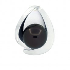 Ciondolo in Argento e 1 Perla di Tahiti Semi-Baroccha C 10.3 mm