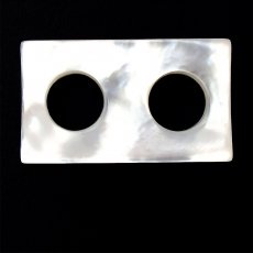 Forma rettangolo in Madreperla - 25 x 14.5 x 5 mm