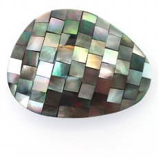Forma nugget in madreperla - 46 x 35 x 15 mm