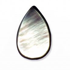 Forma goccia in Madreperla di Tahiti - 24 x 15 mm
