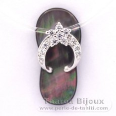 Sandalo in Madreperla e Argento - Regalo offerto a partire da 700 Euro d'acquisto