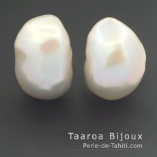 2 Perle d'Acqua Dolce Barocca B 12 mm