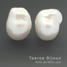 2 Perle d'Acqua Dolce Barocca B 12 mm