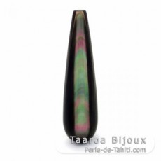 Forma goccia in Madreperla di Tahiti - 30 x 8 mm