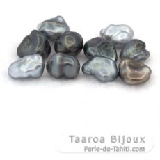 Lotto di 10 Keishi di Tahiti - 3.18 gr