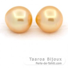Lotto di 2 Perle di Australia Semi-Barroca C 11.5 mm