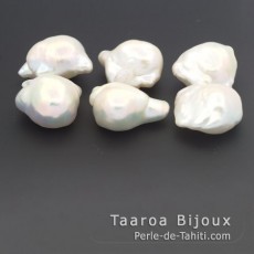 6 Perle d'Acqua Dolce Barocca B 13.5 mm