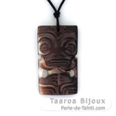 Ciondolo Tiki in Madreperla di Tahiti