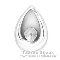 Ciondolo in Argento per 1 Perla di 8.5 a 10 mm